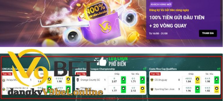 Cá Cược Thể Thao Đỉnh Cao Chất Lượng Tại V9bet