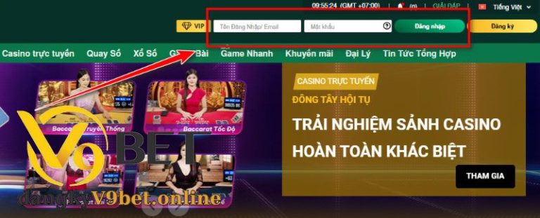 Đăng Nhập V9bet Nhanh Chóng