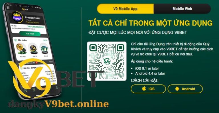 Tải V9bet Về Điện Thoại Để Tiện Giải Trí